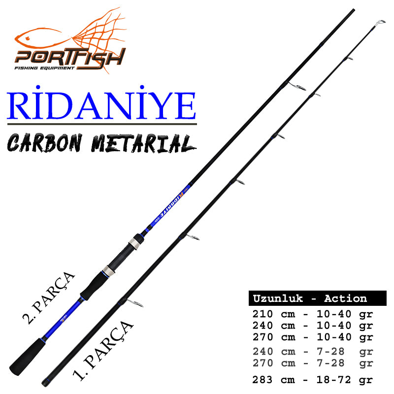 Portfish Ridaniye Spin 270 cm 10-40 GR 1.PARÇA (Yedek Parçası)